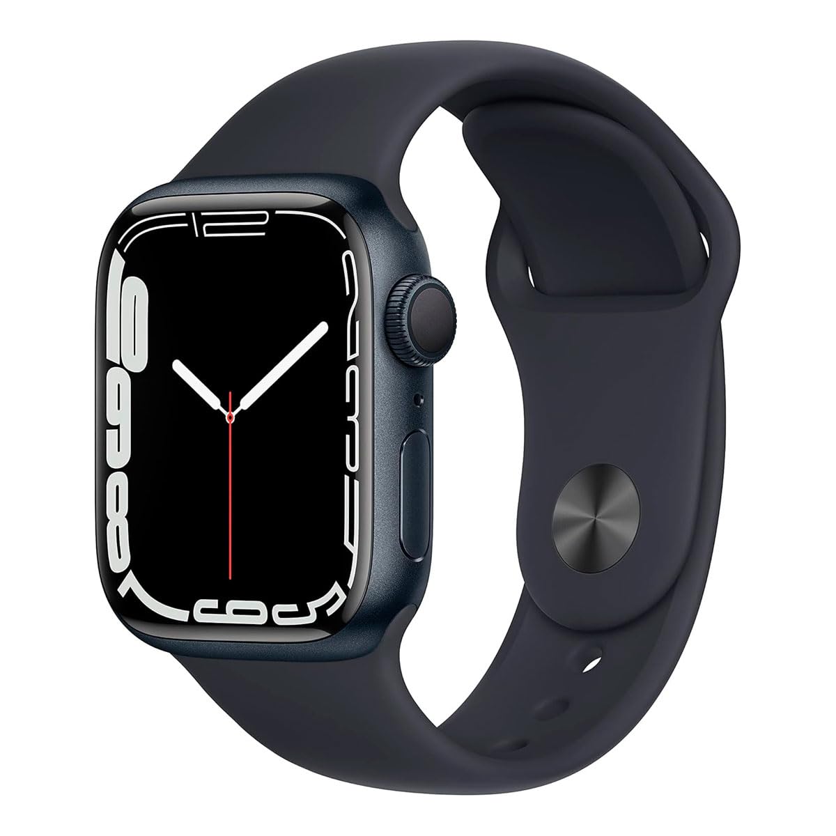 Reloj Inteligente Apple Watch Series 7 Aluminio Medianoche Correa Deportiva Reacondicionado