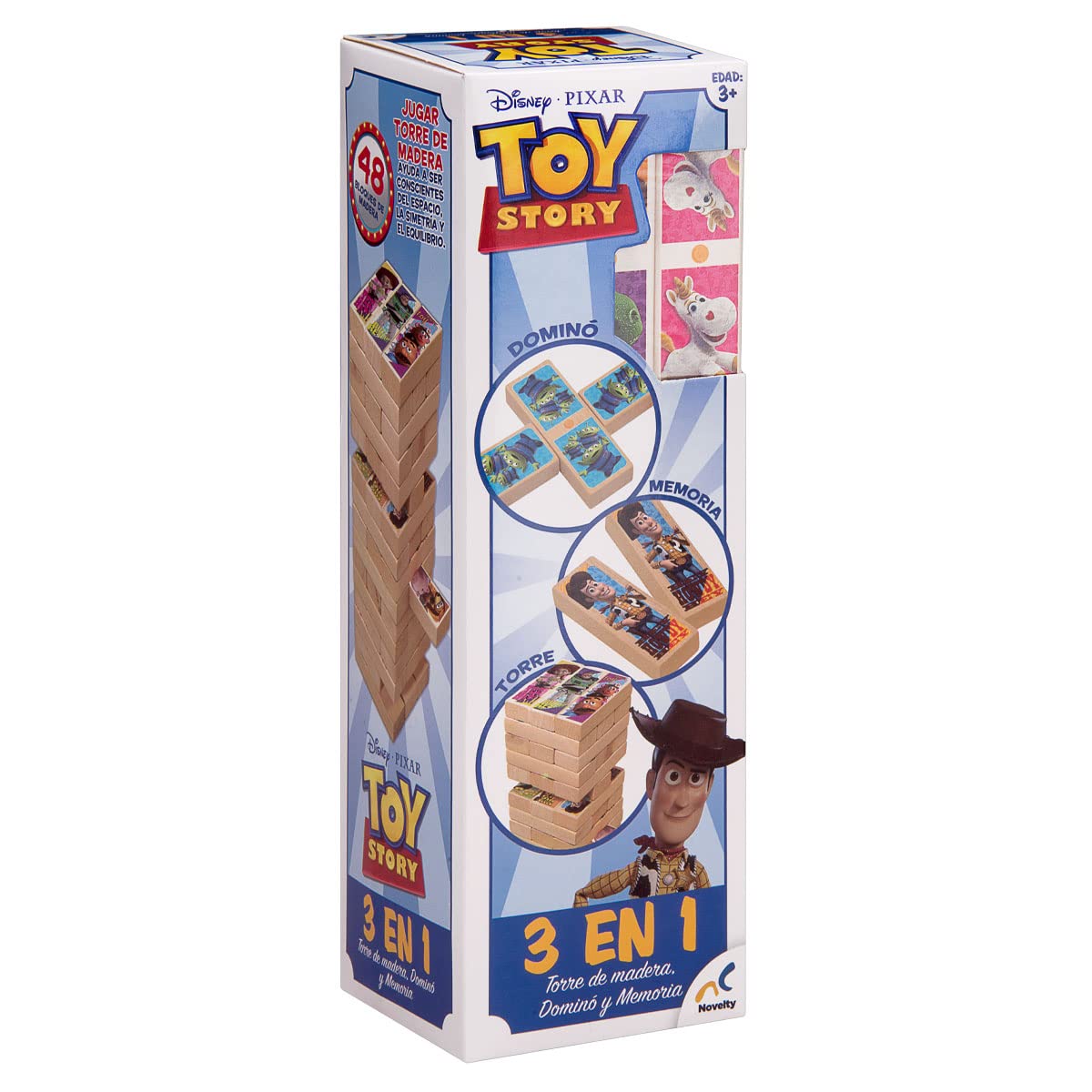 Juego de Mesa Novelty Corp Madera 3 en 1 Toy Story para Niños