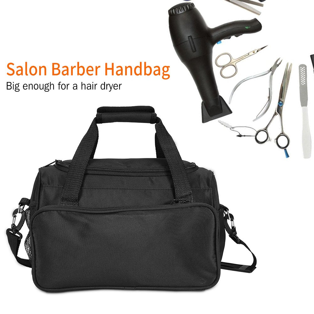 Bolso de peluquero portátil, Estuche de peluquería, Caja de viaje de barbero para llevar cortadoras de cabello, tijeras y peines