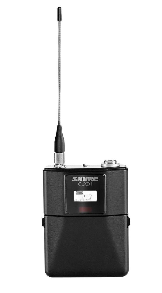 Transmisor de Cuerpo Shure QLXD1 J50A para Sistemas Inalámbricos Digitales QLX-D