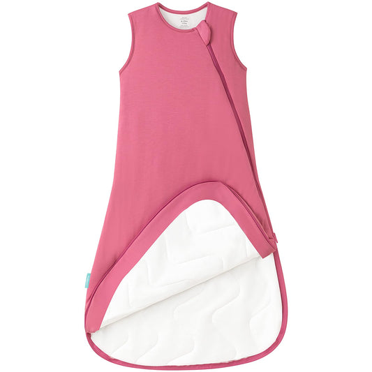 PurComfy Saco de Dormir Supersuave 1.0 TOG, Saco de Dormir Premium de Bambú y Viscosa para Bebé, Saco de Dormir con Cremallera Segura de 2 Vías 15-24 Meses (Arándano)