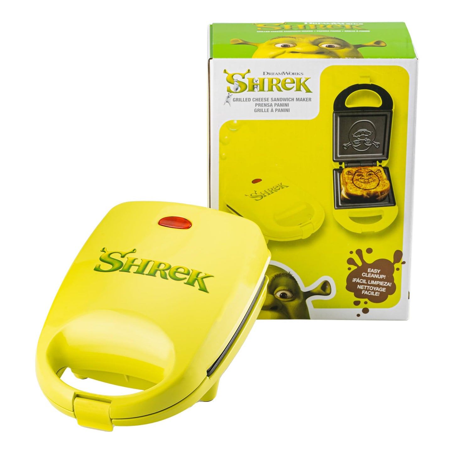 Sandwichera Uncanny Brands Shrek Pequeño Aparato de Cocina