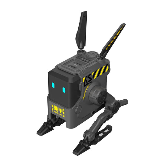 GravaStar Cargador USB C de 65 W, Bloque de Cargador rápido GAN Robot Alpha65, Adaptador de Corriente rápido de 3 Puertos, Cargador USB C de Pared Compacto Plegable (Negro)
