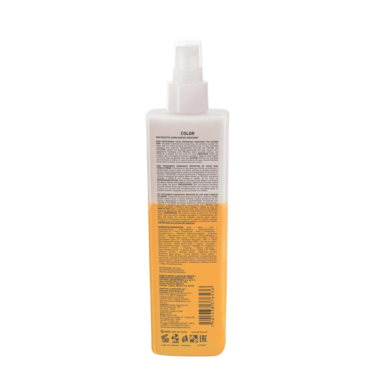 TEC ITALY Due Faccetta Tratamiento Hidratante para Cabello Teñido 300 ml