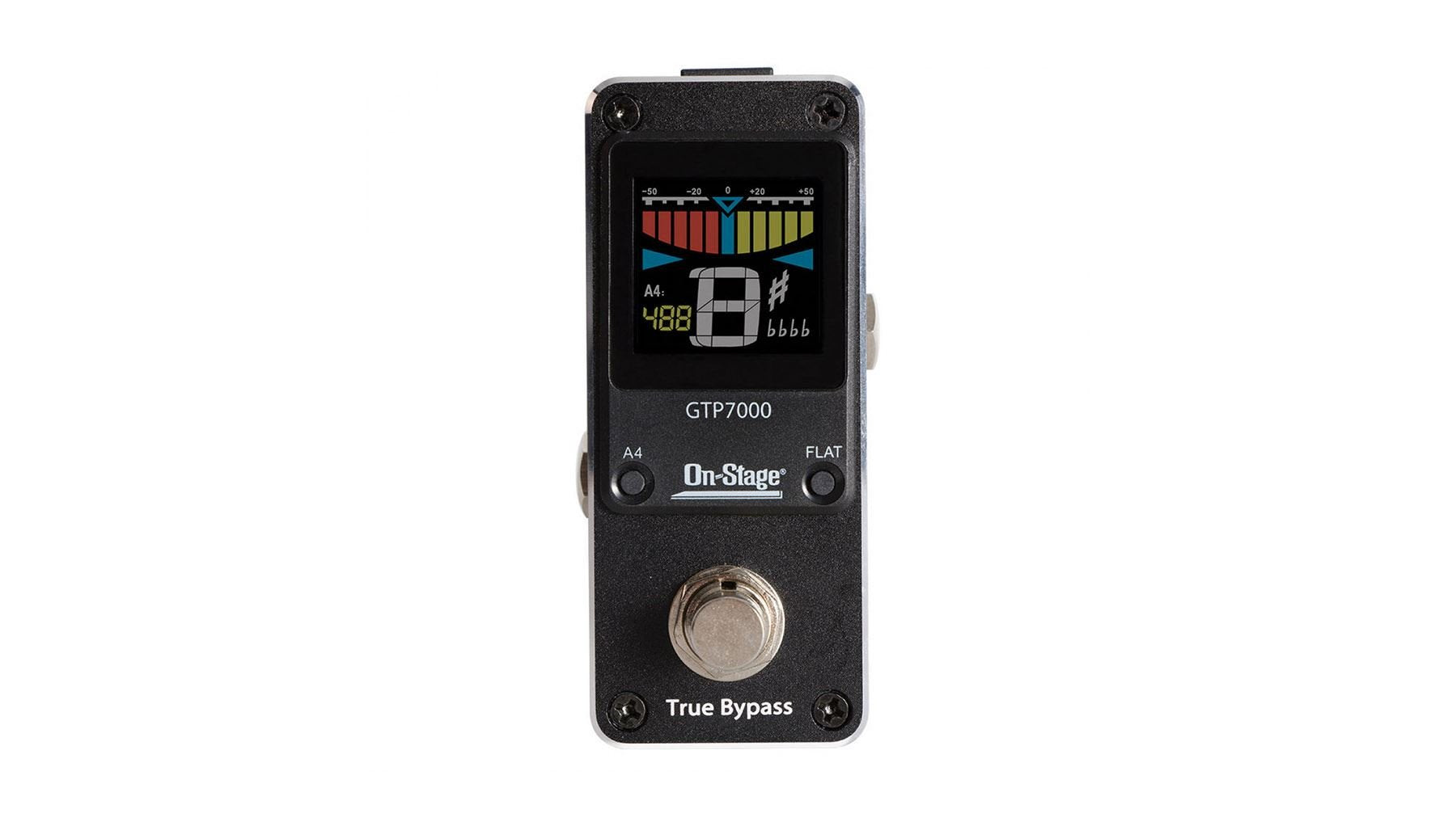 On-Stage GTP7000 Mini pedal afinador de guitarra
