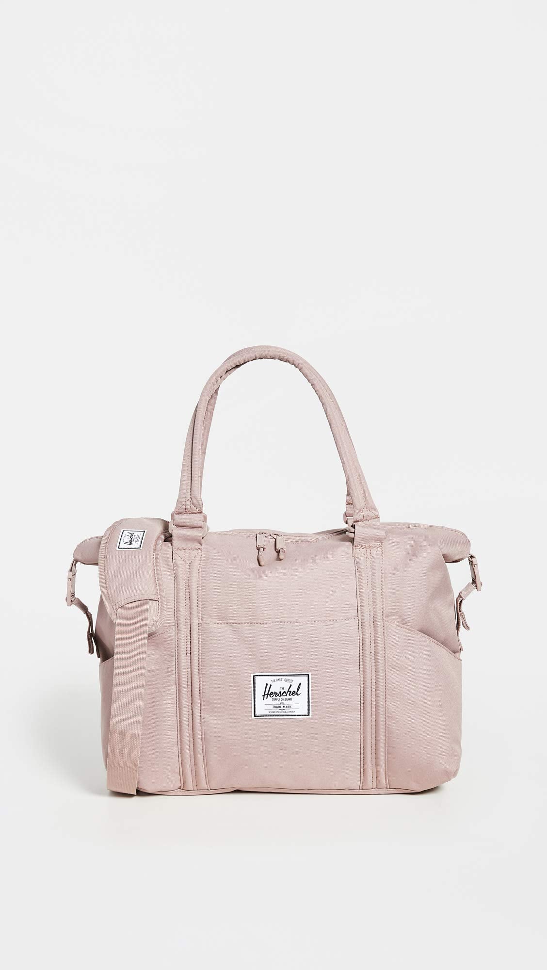 Herschel Supply Co. - Bolsa de pañales para mujer, Rosa ceniza, Una talla, Bolsa de pañales de lona Strand