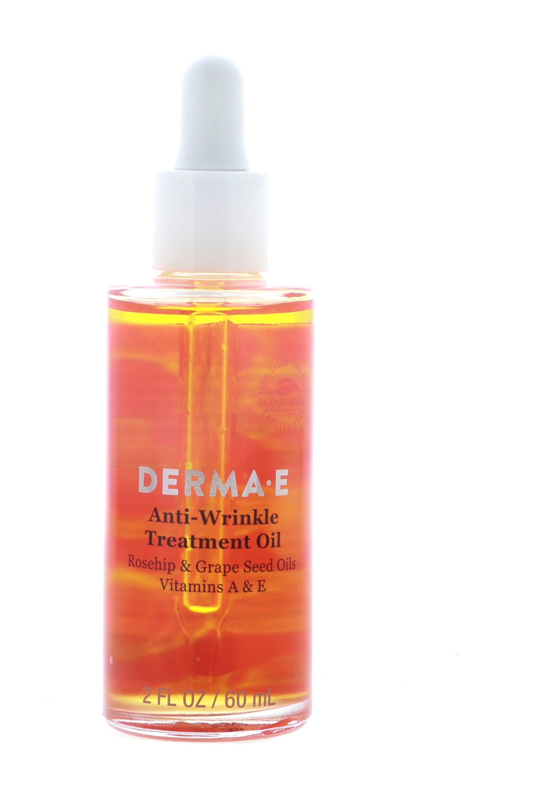 Pack of 2 x Derma E Vitamin A with E Wrinkle Treatment Oil - 2 fl oz