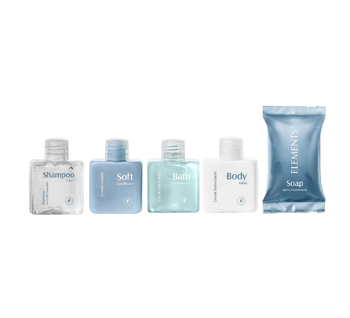 JYPESA Kit Amenidades Hoteleras 320 Pzas Elements Shampoo Jabón Airbnb
