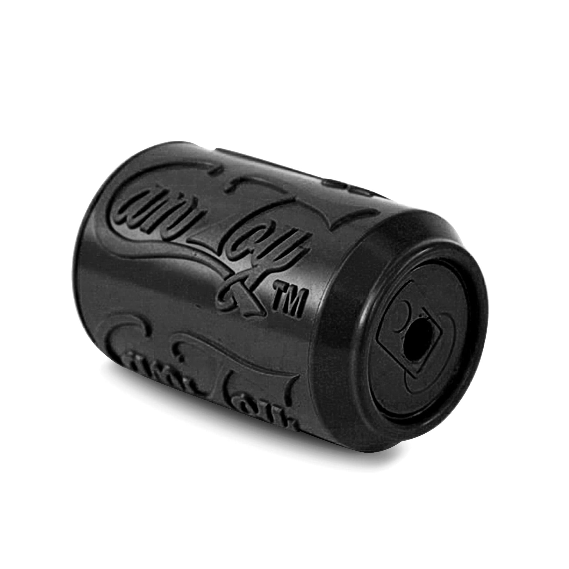 Juguete de Goma Natural SodaPup Negro Dispensador de Golosinas Alimentador Lento para Masticadores Más Agresivos para Perros Grandes