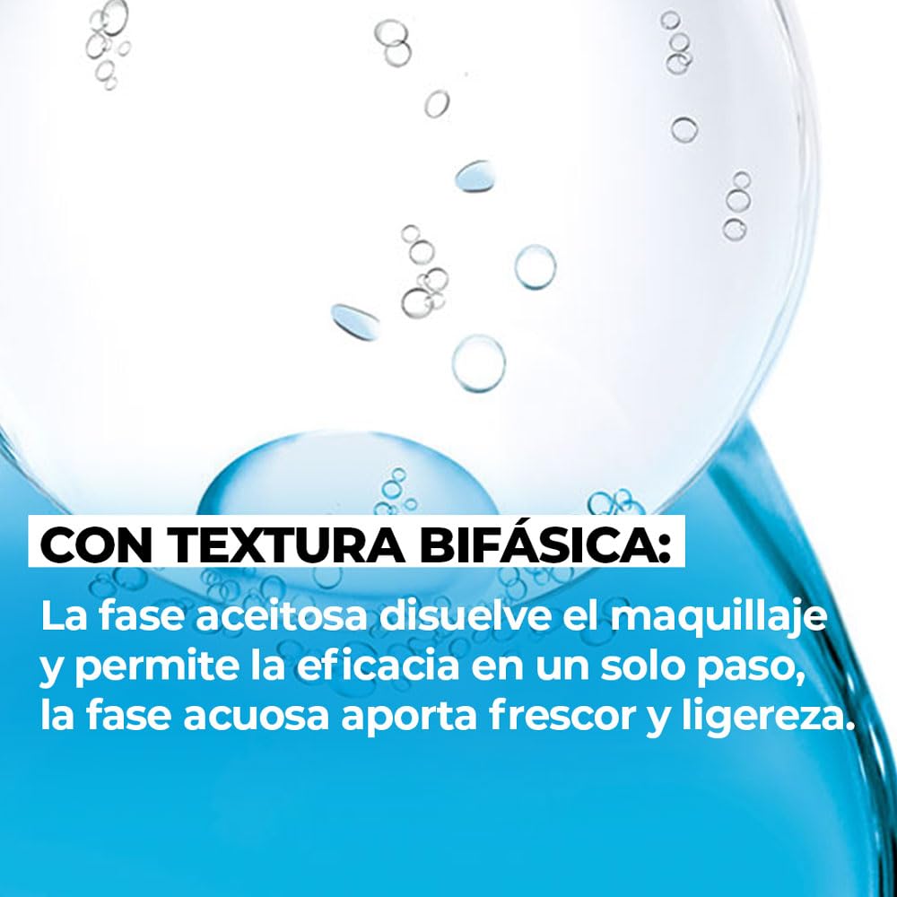 Yves Rocher Pur Bleuet Desmaquillante Bifásico Para Ojos con Aciano Bio, Elimina Maquillaje Waterproof, Sin Perfume, 200 ml