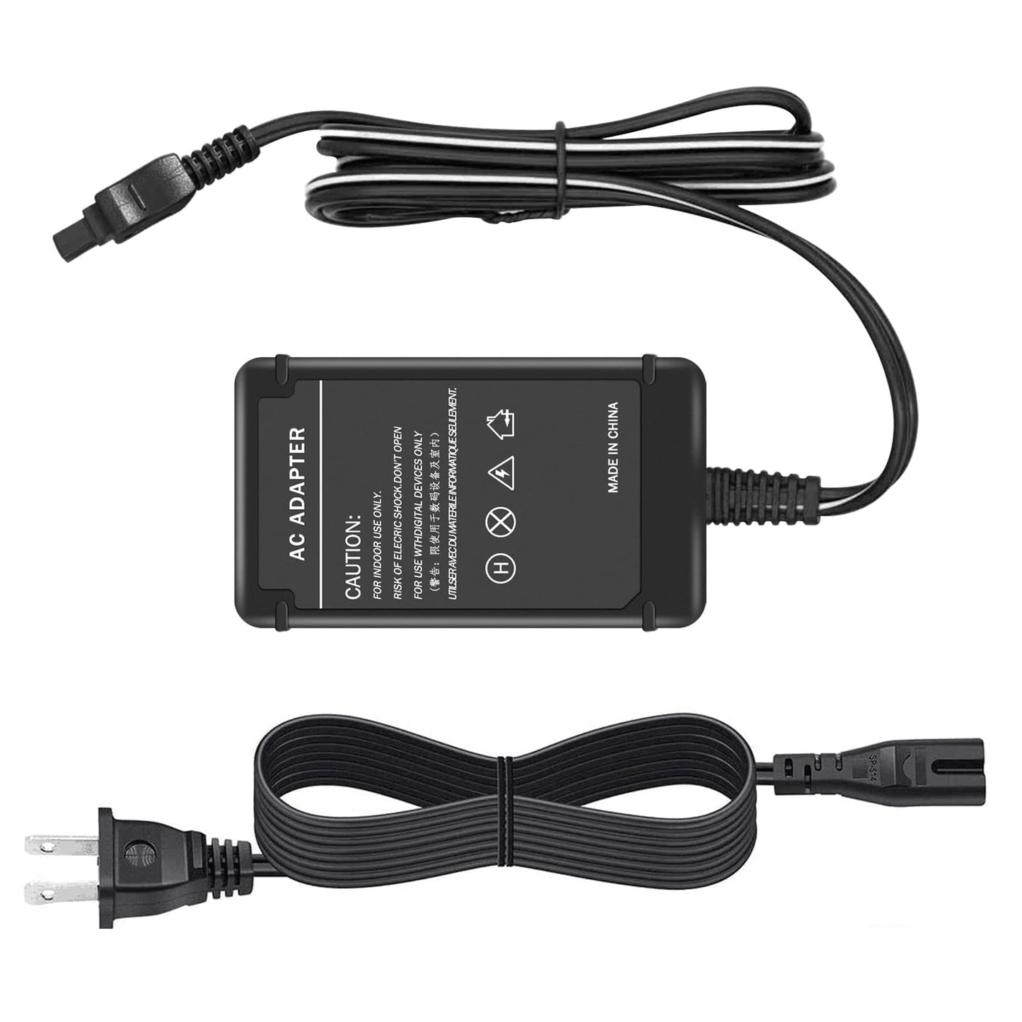 TKDY AC-L200 Camcorder Charger for Sony AC-L200 AC-L200C L200D AC-L25 AC-L25A AC-L25B AC-L25C, fit for Sony Handycam DVD105 DVD108 DVD203 DVD205 DVD305 DVD308 DVD610 DCR-HC85 DCR-HC90 Power Adapter.