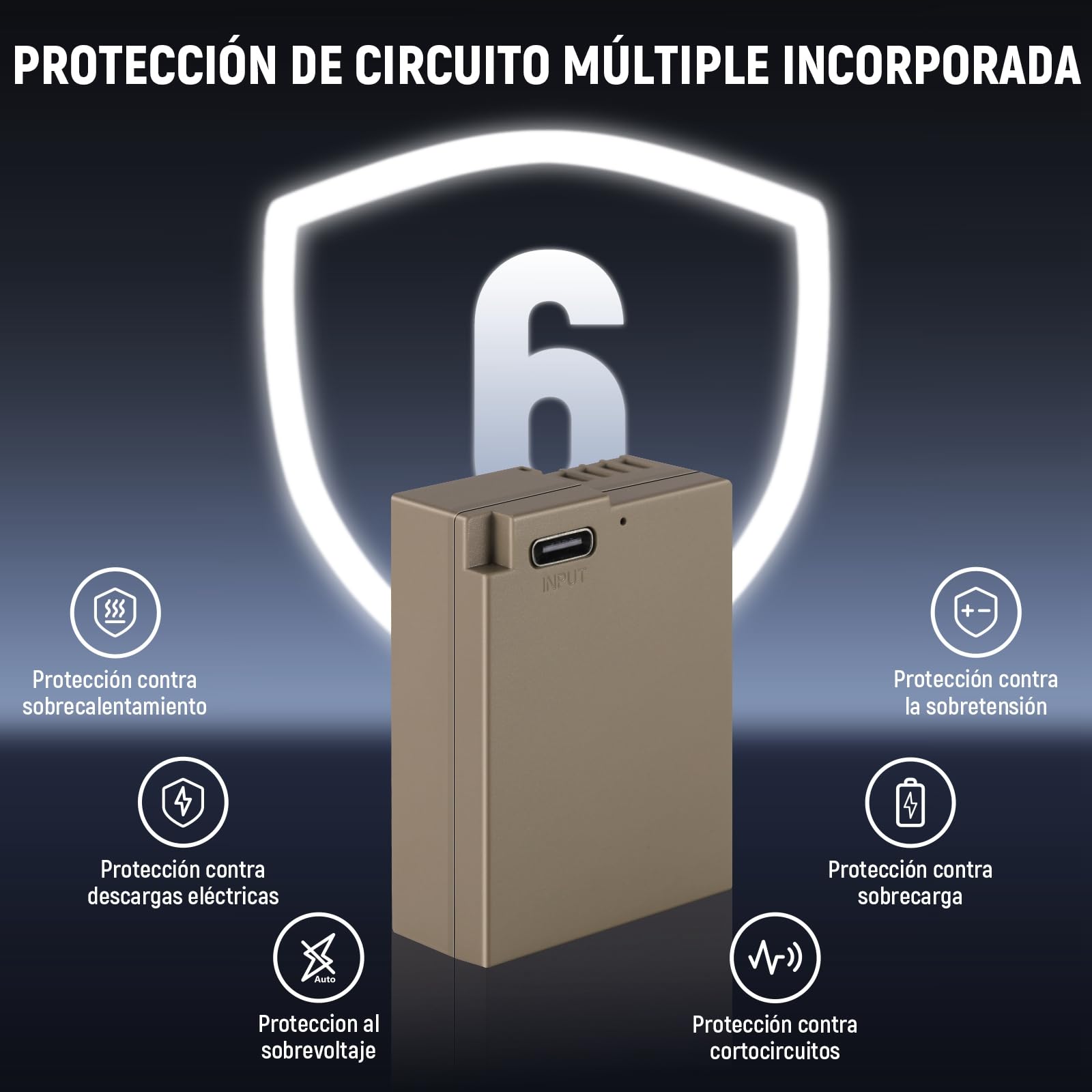 Batería Repuesto NEEWER 1100mAh Cámara Lumix con Cable Carga Rápida USB Tipo C