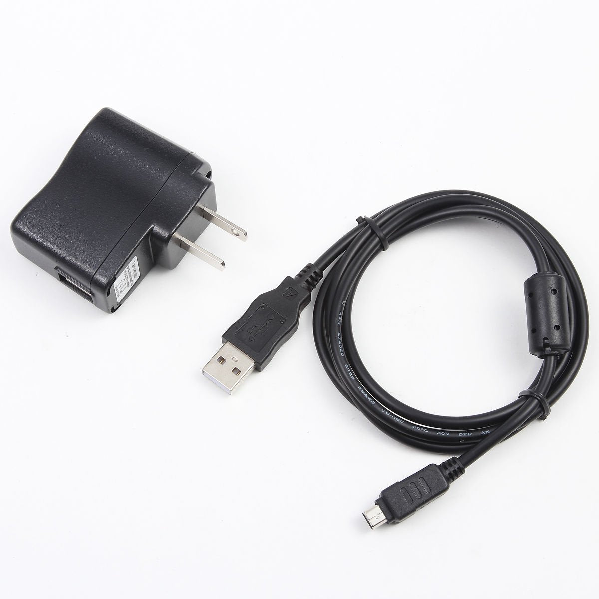 Cámara USB AC adaptador de corriente/cargador de batería + PC cord para Olympus FE-4020