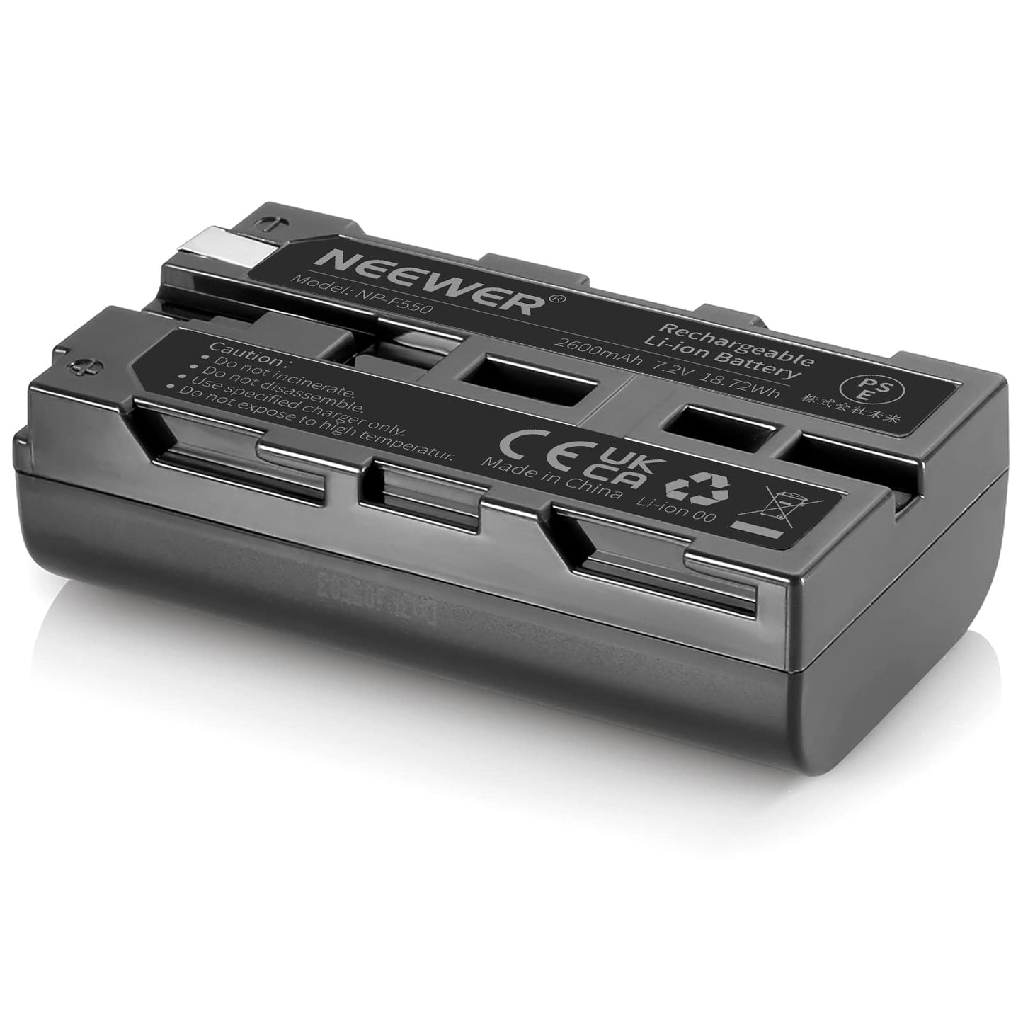 Batería de Reemplazo NEEWER 2600mAh para Sony Handycams y Luces LED en Cámaras