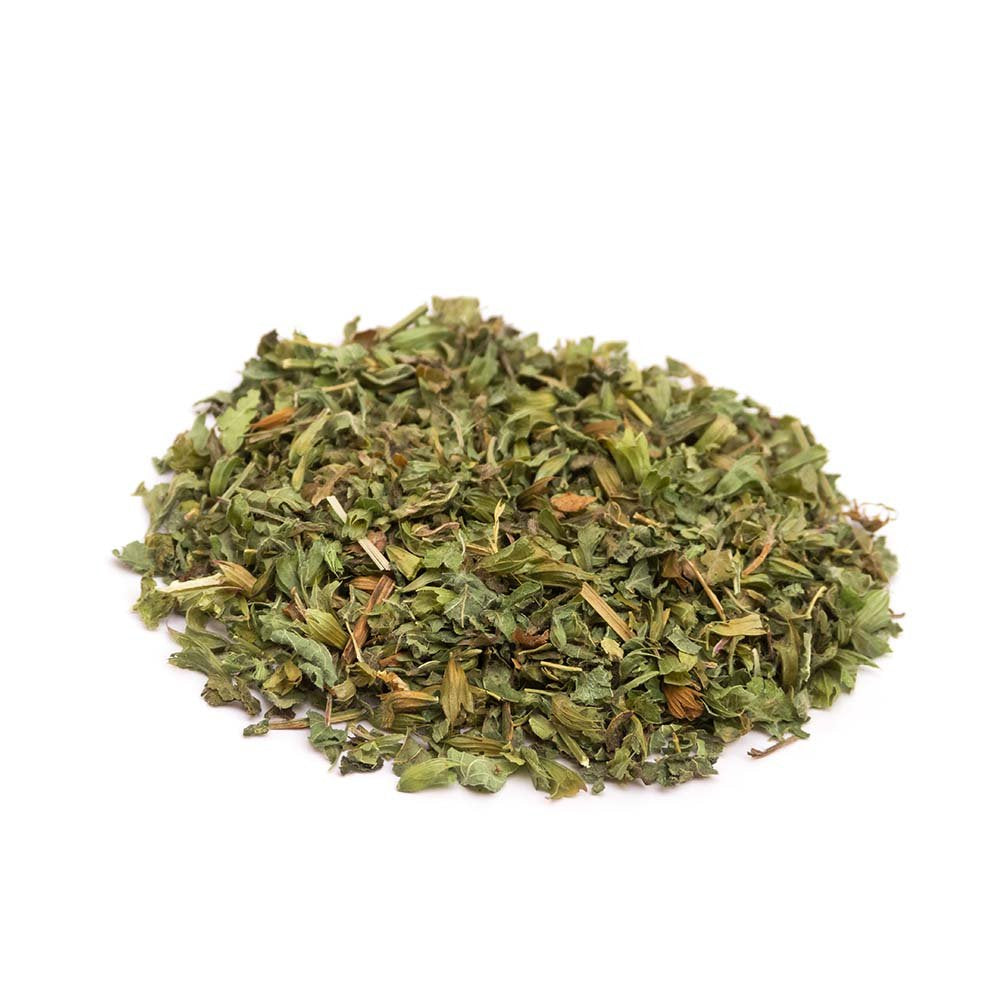 Bálsamo de limón Biokoma 100% puro y orgánico (Melissae folium) hojas secas, 50 g, en bolsa resellable a prueba de humedad