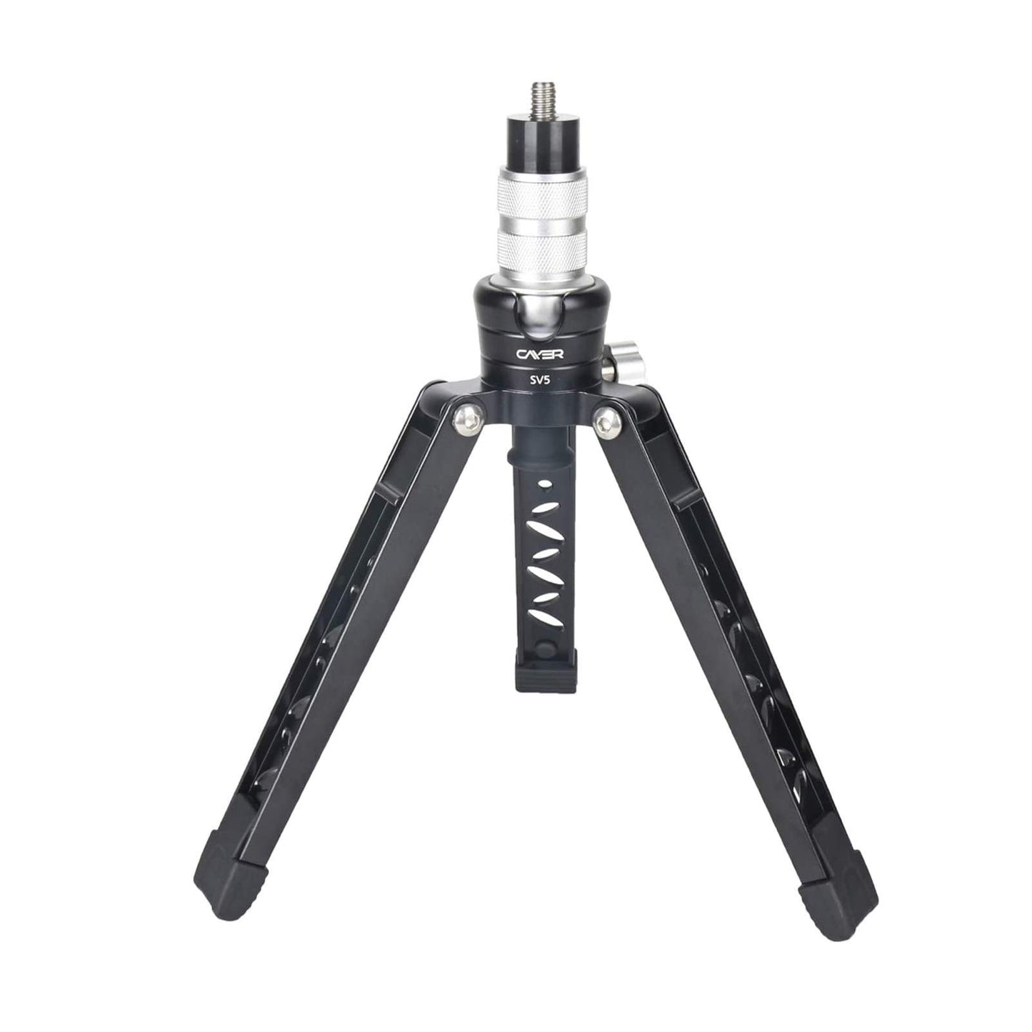 Cayer Mini trípode Profesional con Placa de liberación rápida de 3/8 y 1/4 Pulgadas, trípode de Escritorio para cámara DSLR, videocámara, teléfono móvil y cámaras de acción