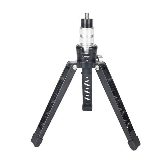 Cayer Mini trípode Profesional con Placa de liberación rápida de 3/8 y 1/4 Pulgadas, trípode de Escritorio para cámara DSLR, videocámara, teléfono móvil y cámaras de acción