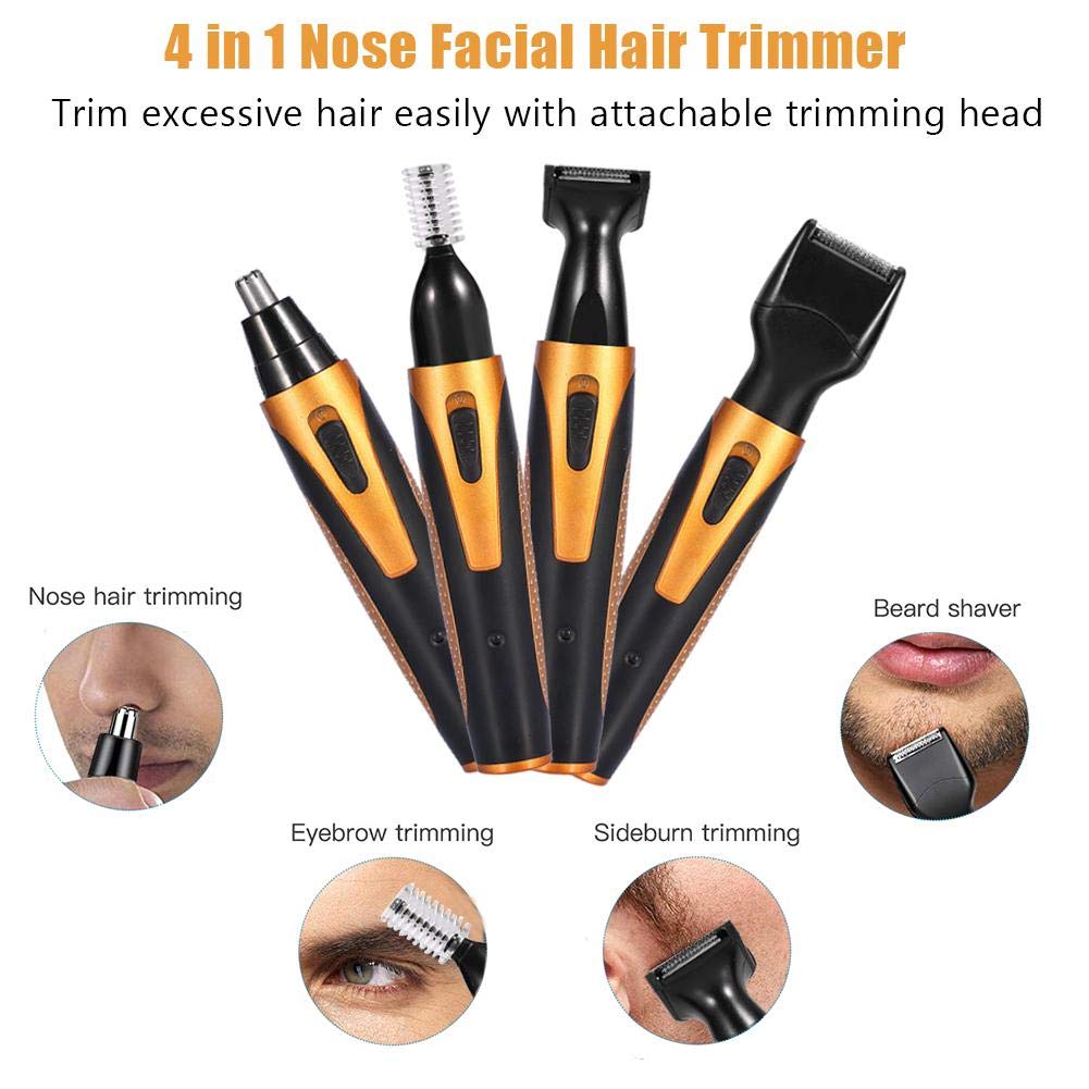 Bizzico Cortapelos Para Hombres, Recortadora De Pelo Inalámbrica, 4 En 1, Afeitadora Profesional Recargable, Kit De Belleza, Ergonómico