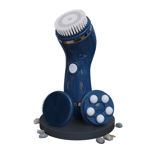 Cepillo Facial y Masajeador Inalámbrico 4 en 1 Perry Ellis para Hombres