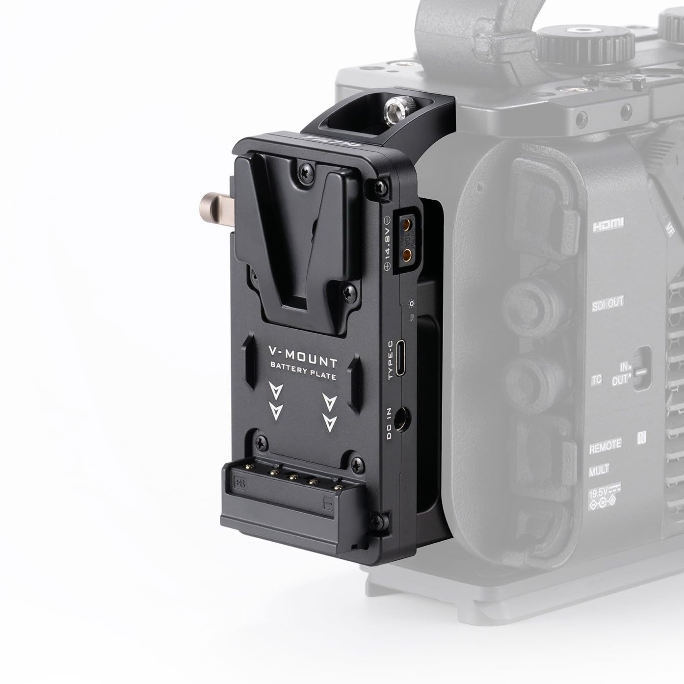 Tilta Battery Plate for Sony FX6 - V Mount | Power Outputs and Secure Connection | Compatible with Any V-Mount Battery