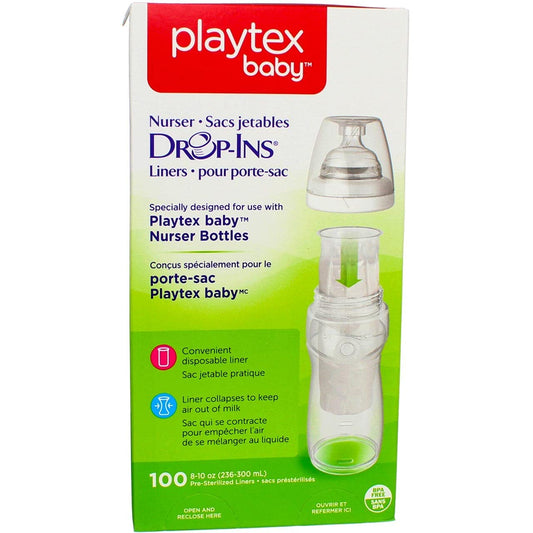 Liners Descartables Preesterilizados Playtex 8-10 oz 100 Unidades
