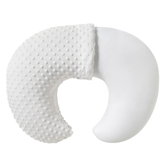 Almohada de Lactancia QUENESS Blanca con Posicionador para Mujer