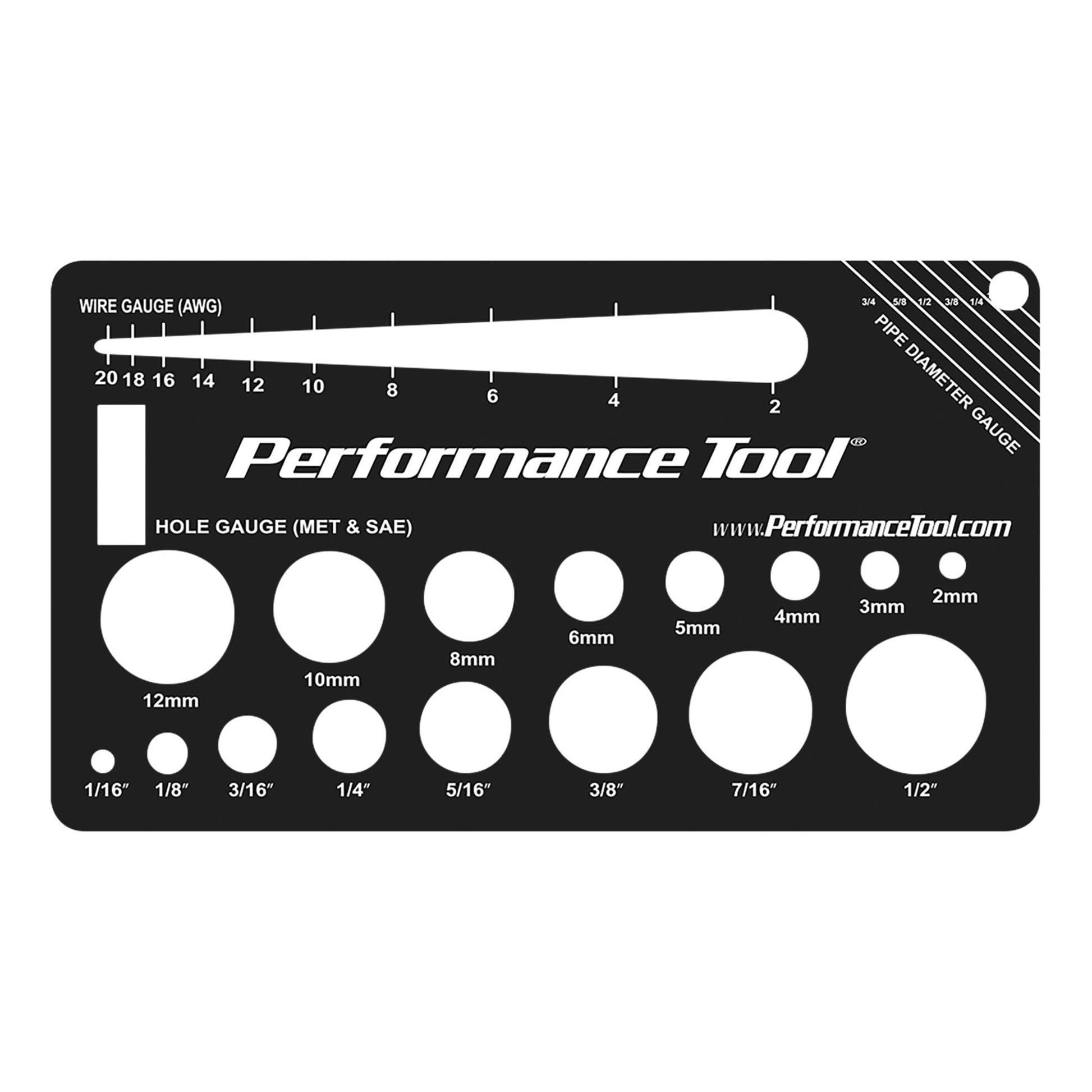 Juego de Tarjetas de Precisión de Bolsillo Performance Tool Northwest Trail Products de 3 Piezas