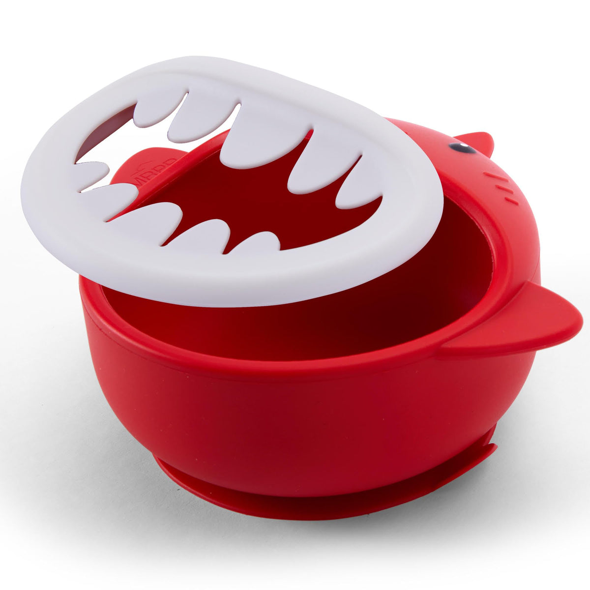 MRPR Chompers - Tazón de silicona para tiburones – Tazón de succión para bebés y niños pequeños – Sin BPA, apto para microondas y lavaplatos, hora de comer sin desorden – Tazón divertido y duradero