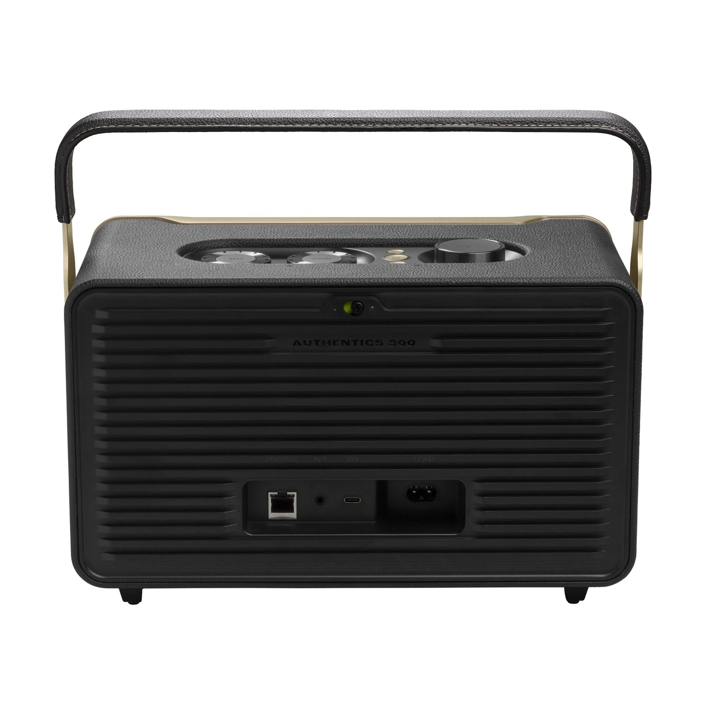 JBL Authentics 300 Bocina Portátil Wi-Fi/Bluetooth, 100W de Potencia, Reproducción 8 Horas, Asistentes de Voz - Negro