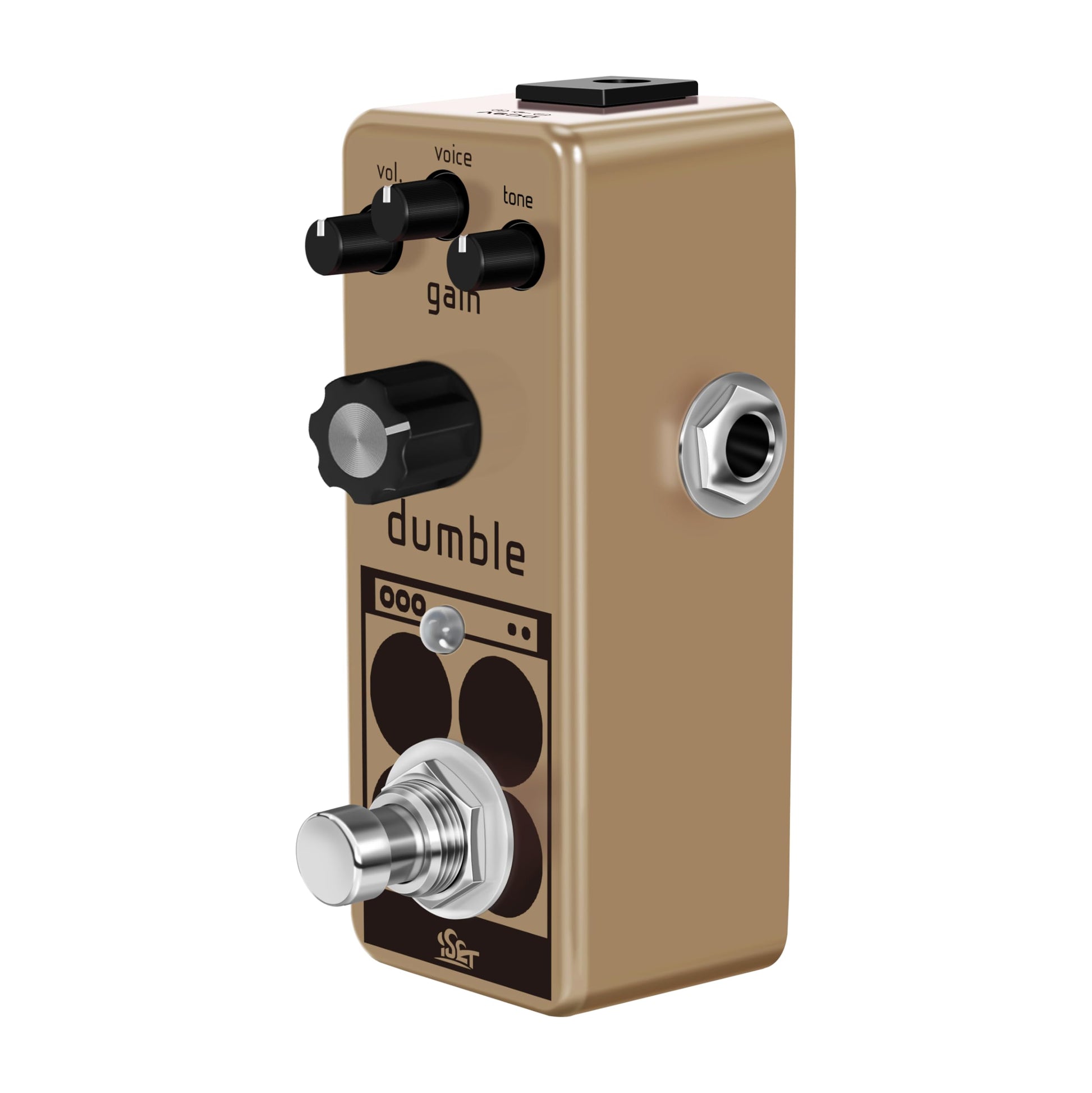 ISET Dumble Overdrive Pedal analógico Mini pedal de efecto de guitarra individual para guitarra eléctrica Bajo True Bypass