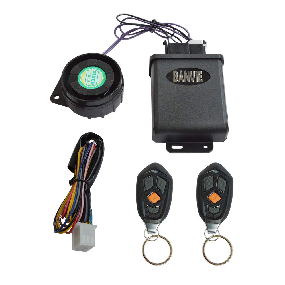 Sistema de Alarma para Motocicleta con Voz, Super Waterproof y Transmisor en Alta Protección de Voltaje, Encendido/Apagado Remoto