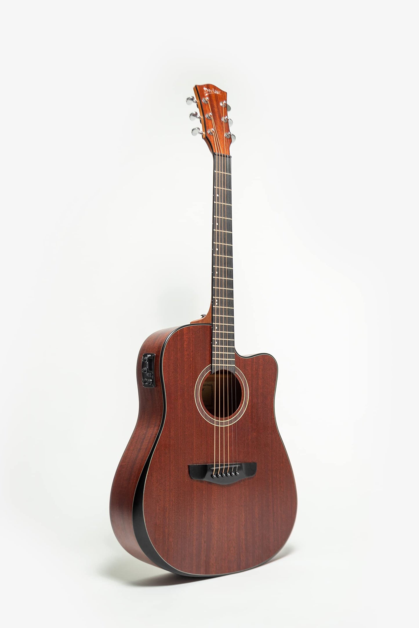 Guitarra Electroacustica Deviser LS550-41KL, cuerdas de metal, funda incluida, Sonido de buena calidad