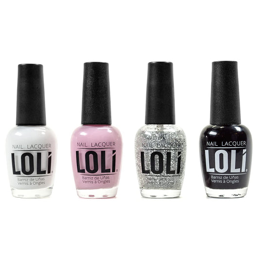 Loli - Paquete de 4 Esmaltes para Uñas Colección Tierna