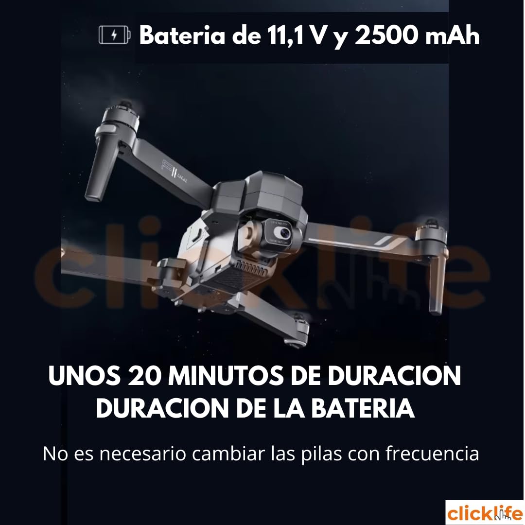 CLICKLIFE Dron F11 4k Pro 5g WiFi con Eis 1200m Rc Con Cámara