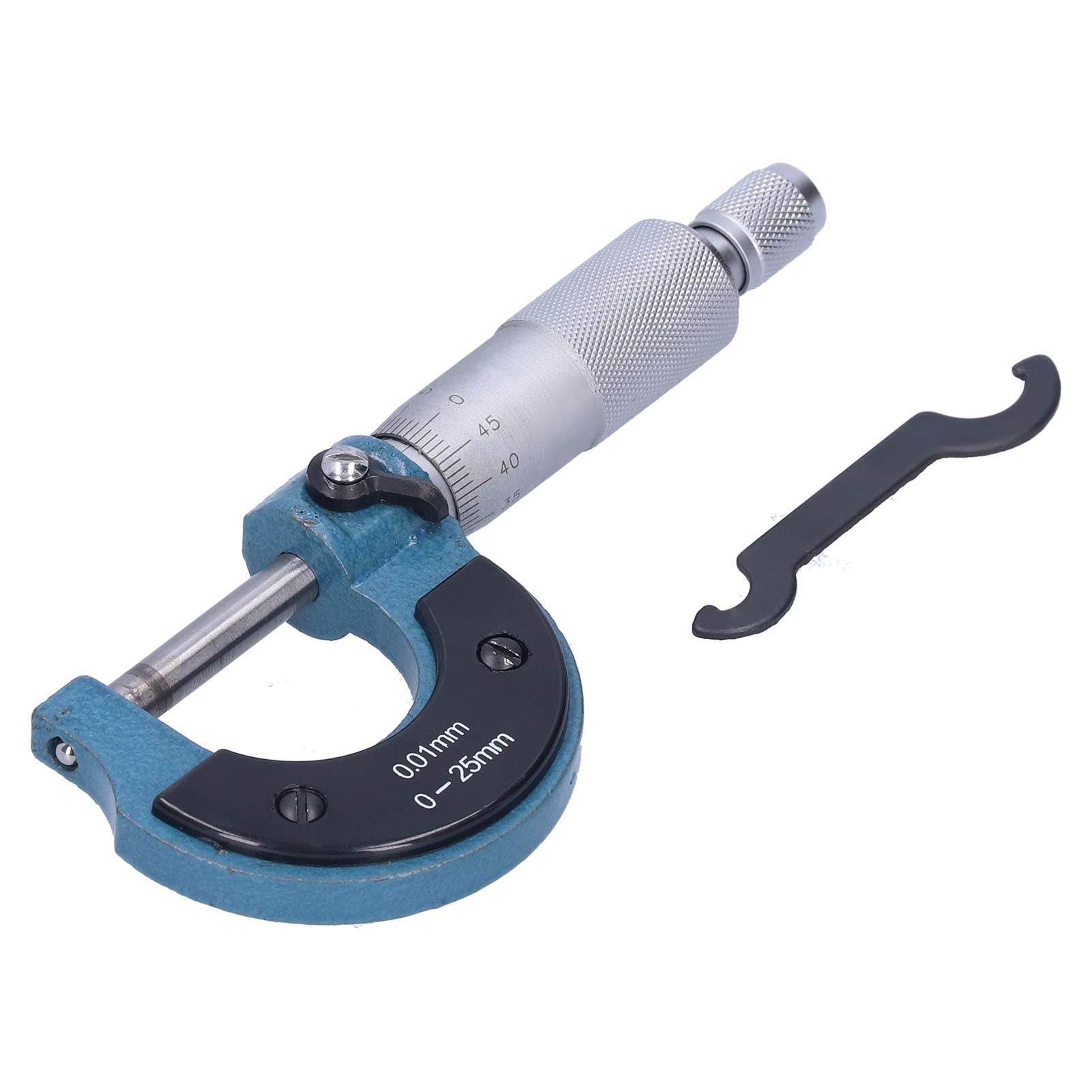 Micrómetro de Calibre para Herramienta de Maquinista 0‑25 mm 0,01 mm
