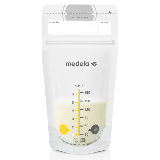 Bolsas para Almacenar Leche Materna Medela 200 Piezas 6oz/180ml de Capacidad
