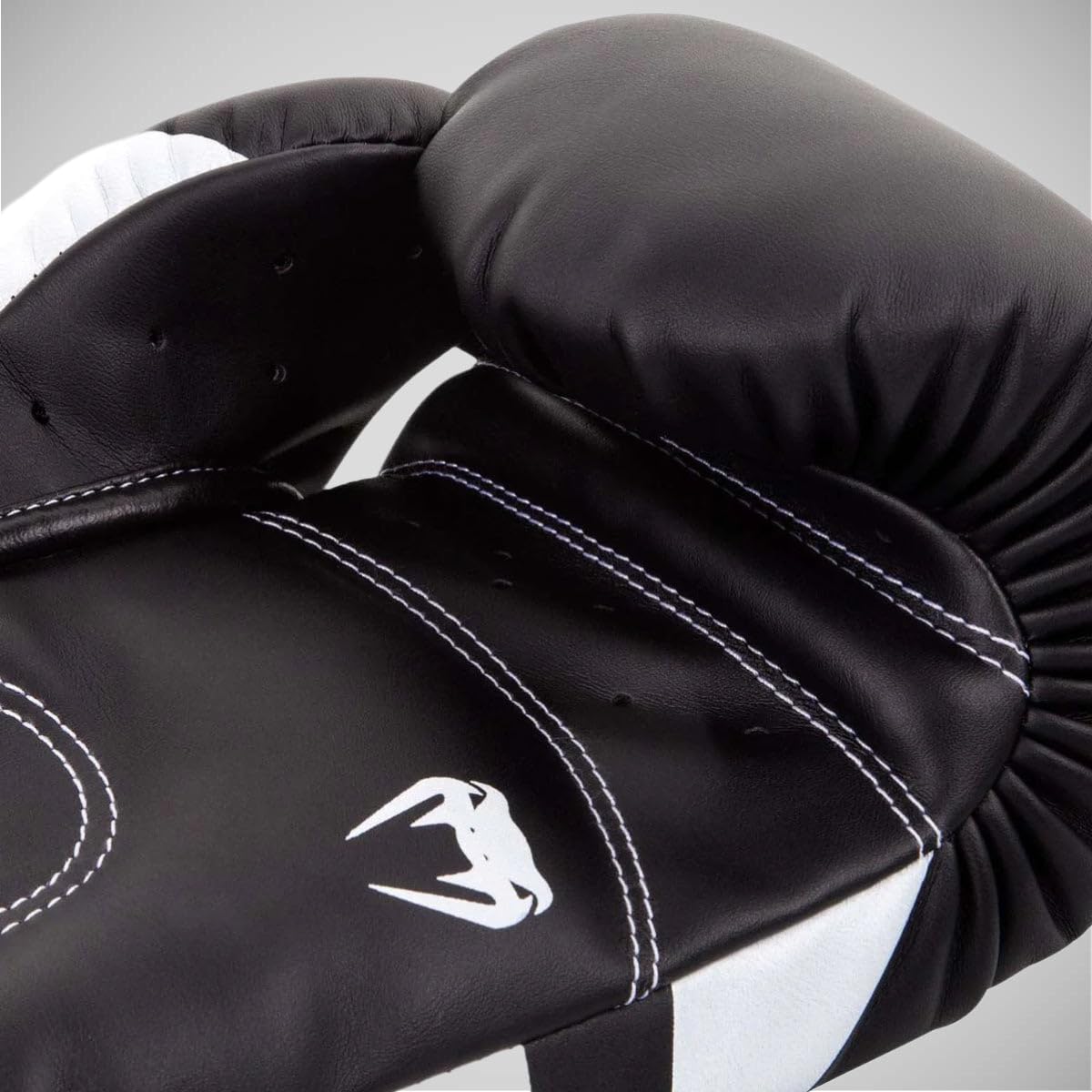 Guantes de Boxeo Venum Negro Blanco Elite