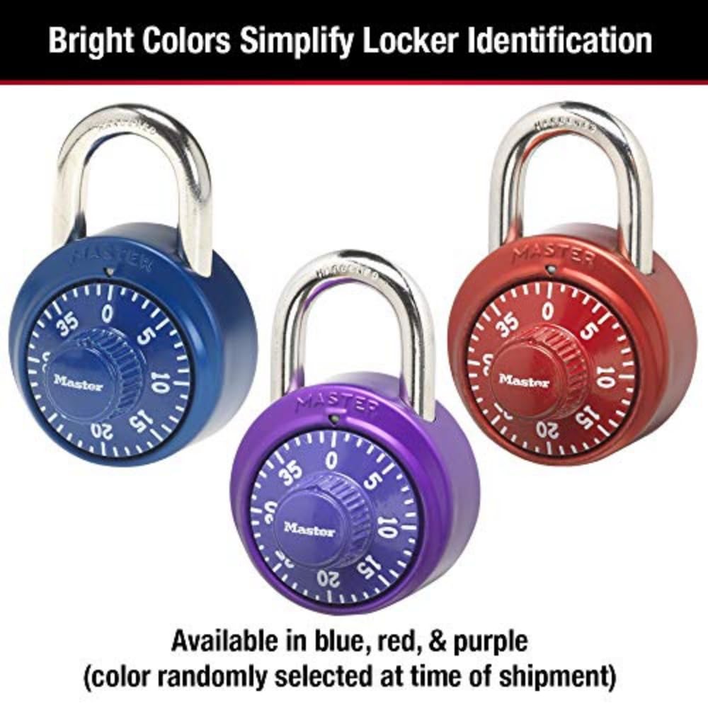 Candado de Combinación Master Lock 4.7 cm Multicolor