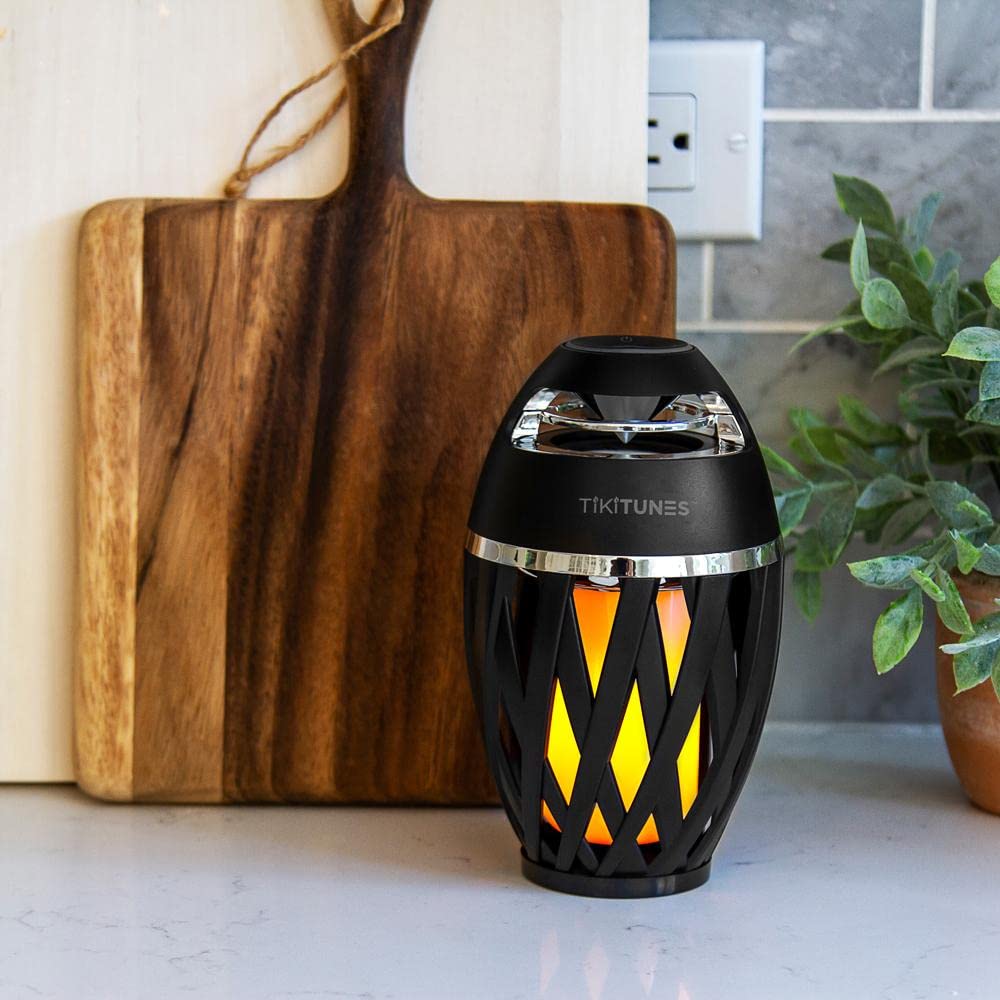 Altavoces Bluetooth Exteriores Tiki Tunes Negro Set de 2