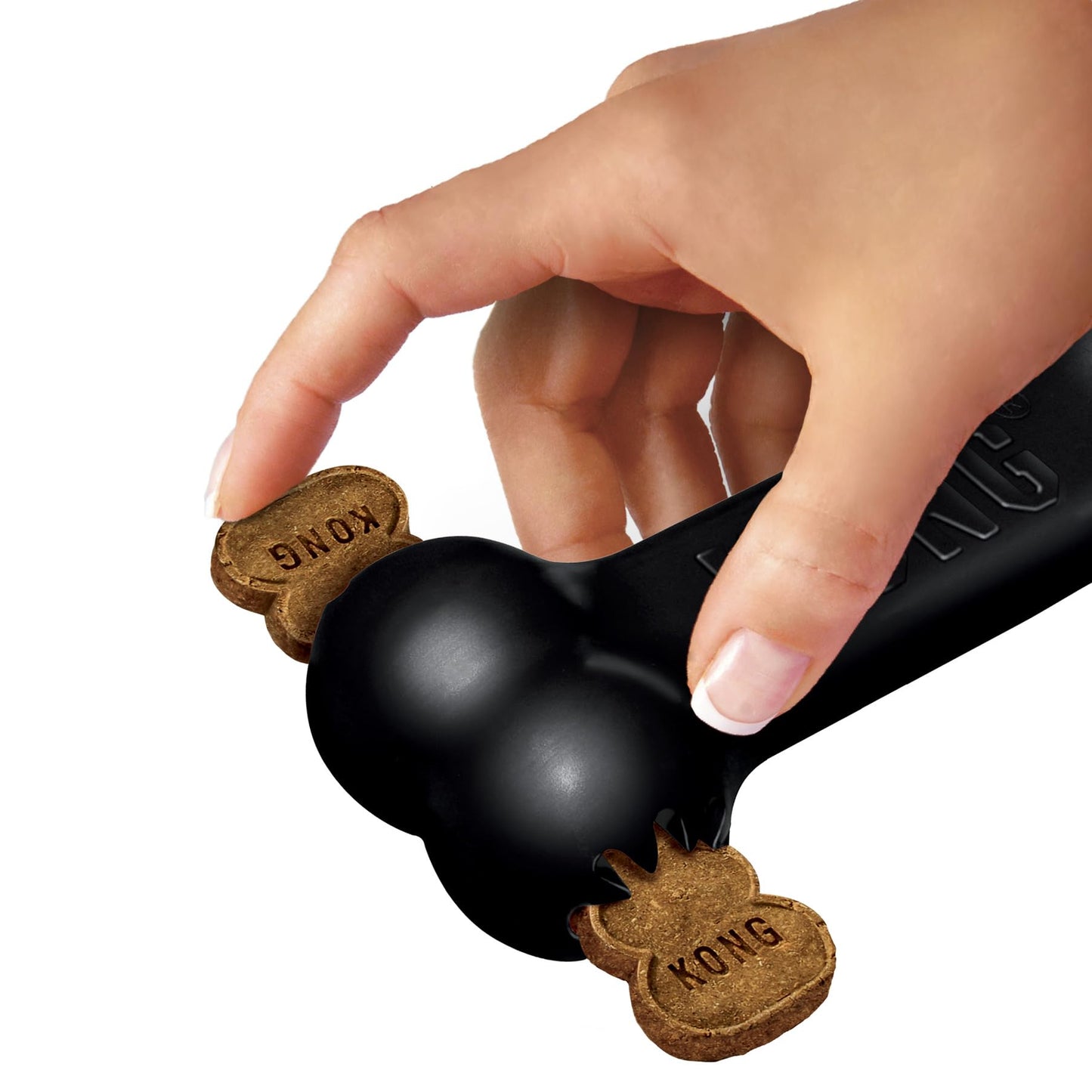 Kong Extreme Goodie Bone, Color Negro, Grande