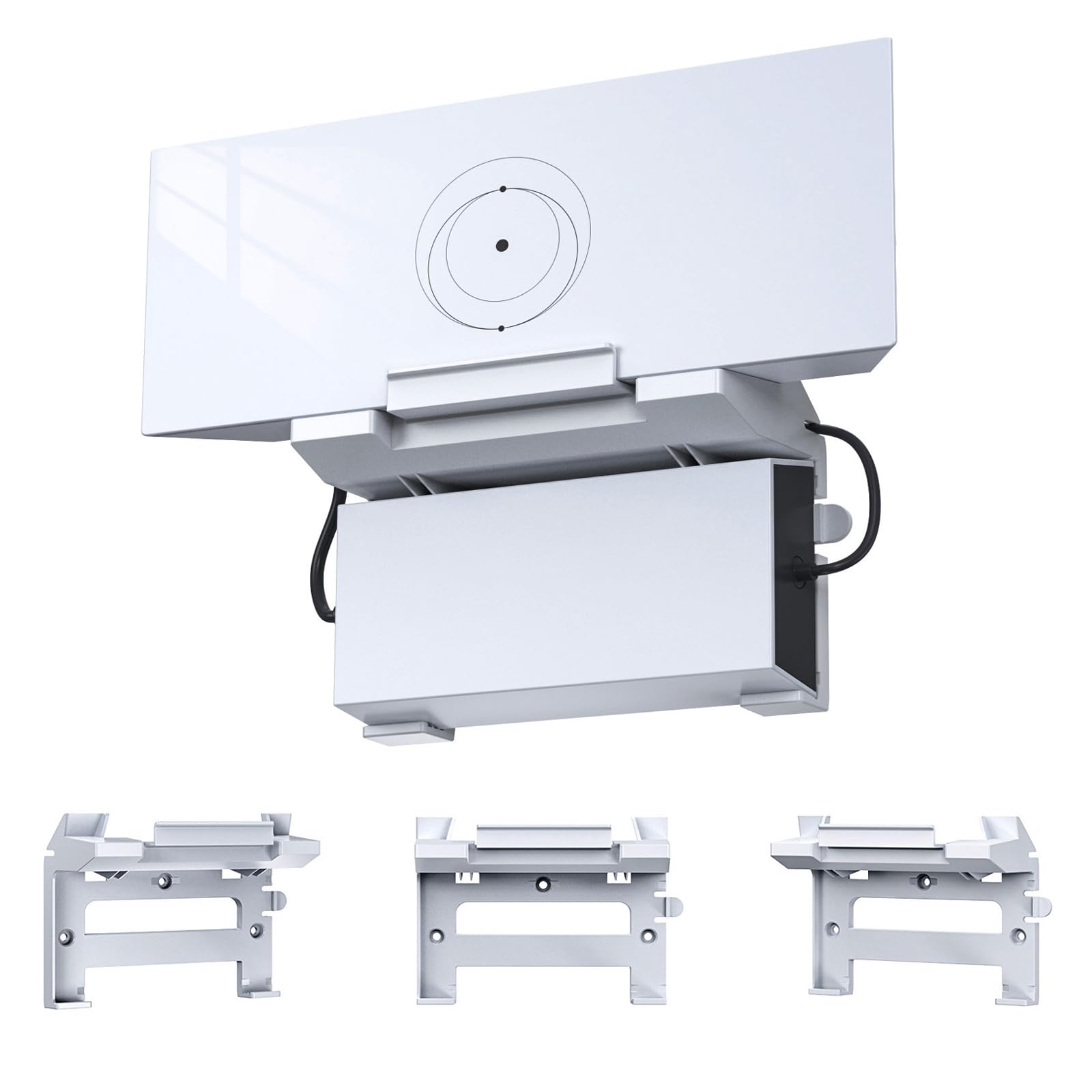 EDUP 2 en 1 Starlink Gen 3 - Soporte de pared con kit de montaje de alimentación Starlink para Starlink V3 V4 estándar y Gen 3 estándar de alto rendimiento blanco, EP-SK0023