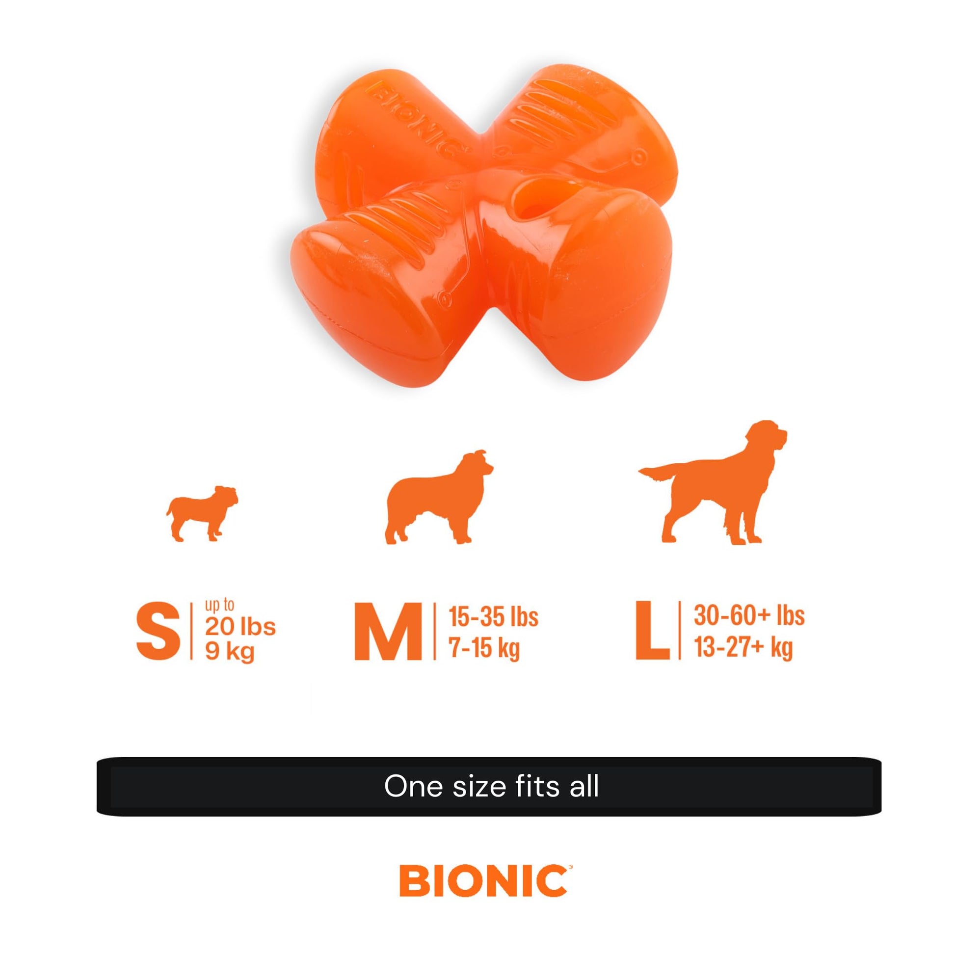 BIONIC - Dispensador de golosinas para Perros de Alta Visibilidad, Ideal para Masticar redirigido
