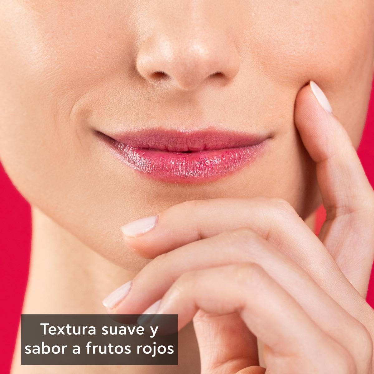 Apivita bálsamo labial con granada 4.4 g – con aceite de granada orgánica, manteca de karité y vitamina E – hidratación profunda, antioxidante y tono rosado natural