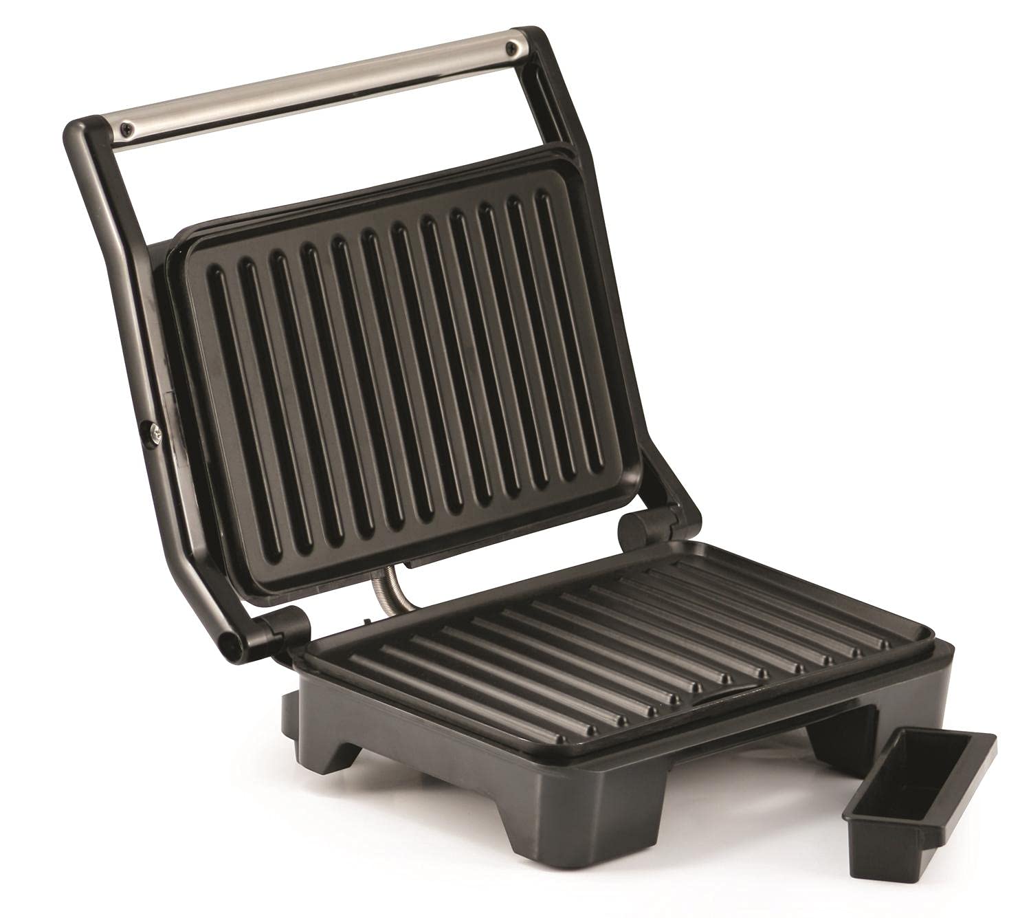 Sandwichera Panini Taurus Acero Inoxidable con Recubrimiento Antiadherente y Placa Superior Basculante