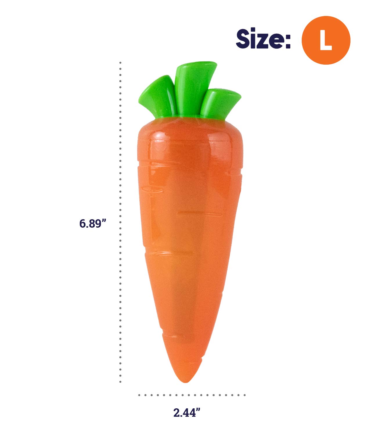 Juguete Masticable Petstages Crunch Veggies Grande para Perros
