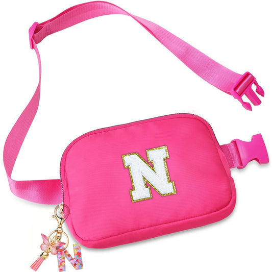 Kejea Riñonera Cruzada para Niñas y Mujeres, 8 a 12 Años, Rosa
