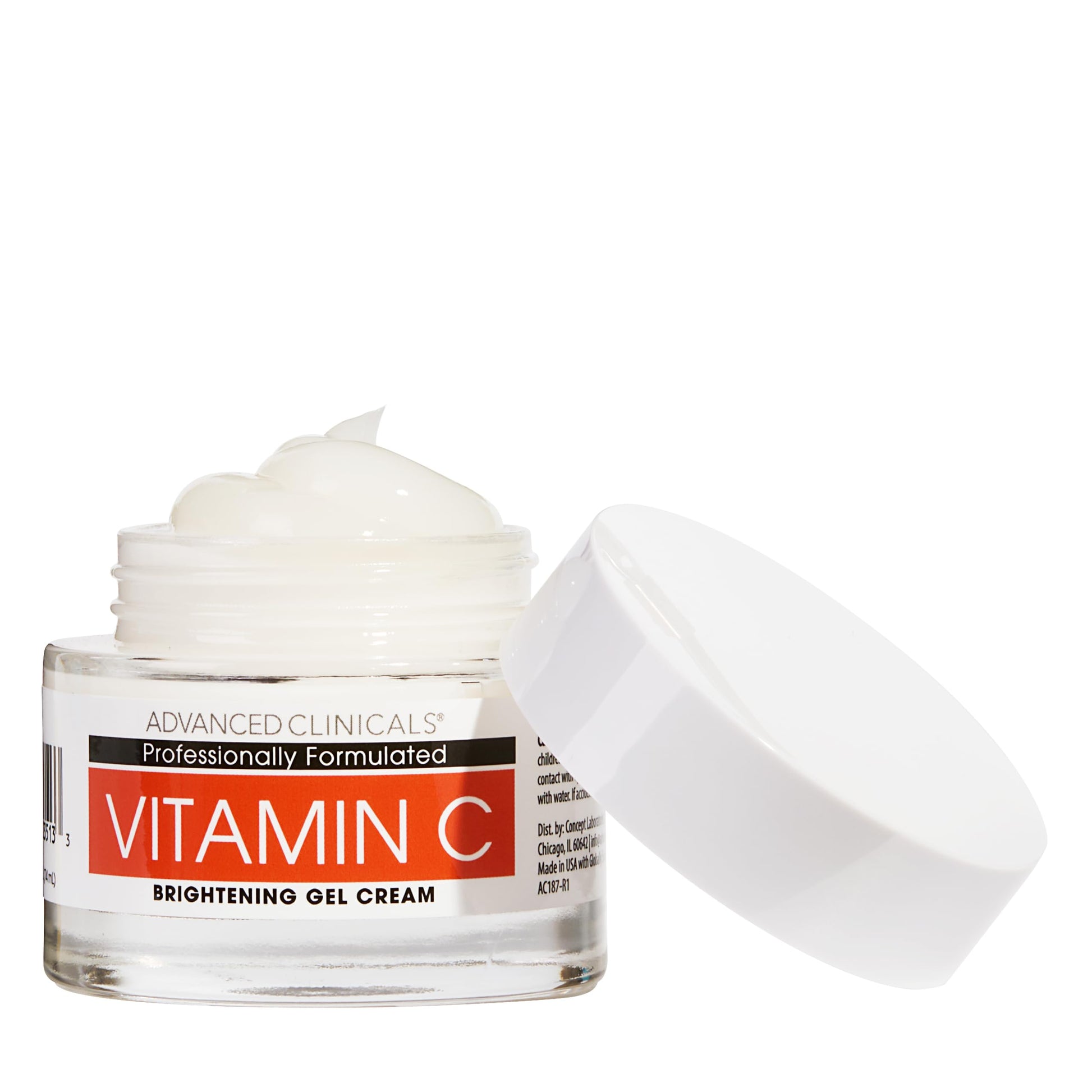 Crema Facial Iluminadora Anti-Edad con Vitamina C - Advanced Clinicals 59ml - Tratamiento Cosmético para Piel Radiante y Joven.