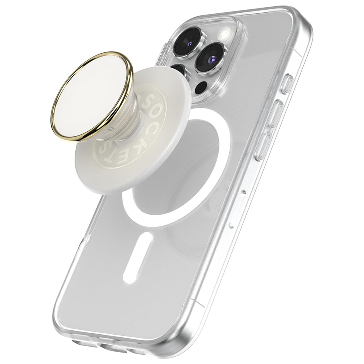 Empuñadura PopSockets Lindos MagSafe con Soporte magnético y Parte Superior Intercambiable para iPhone