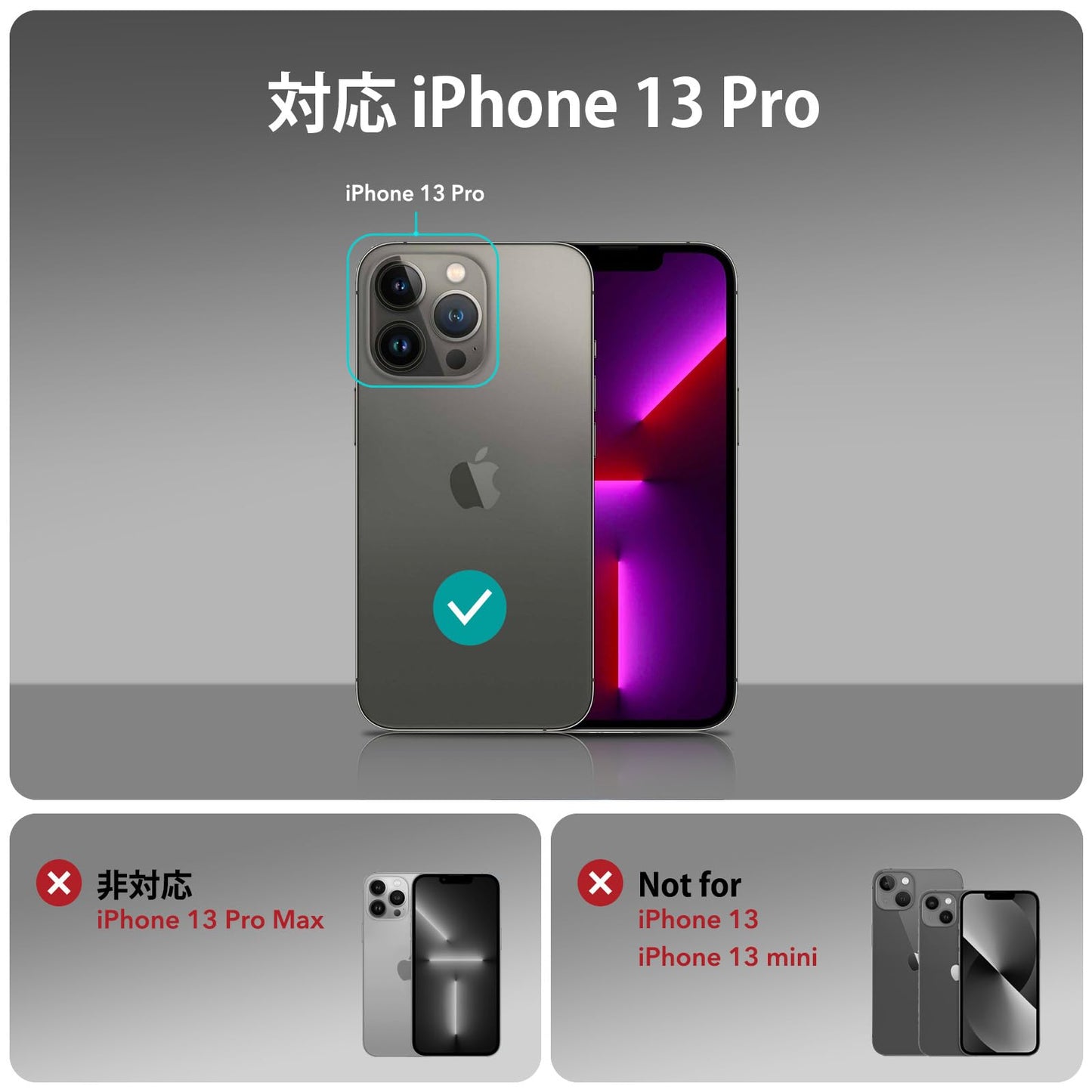 Funda Híbrida ESR iPhone 13 Pro Transparente Compatible MagSafe y Carga Inalámbrica con HaloLock Protección Reforzada para Caídas