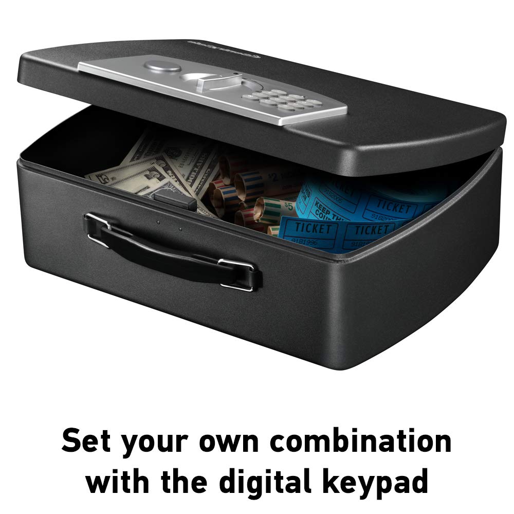 Caja de Seguridad Electrónica SentrySafe Negra 0.23 Pies Cúbicos